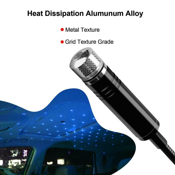 USB LED Car Roof Star Night Light Projector Light Interior Ambient Atmosphere Galaxy Lamp Decoration Light USB Plug